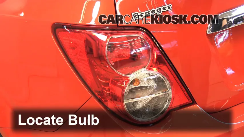2012 Chevrolet Sonic LT 1.8L 4 Cyl. Sedan Lights Turn Signal - Rear (replace bulb)